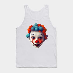 clown's face Tank Top